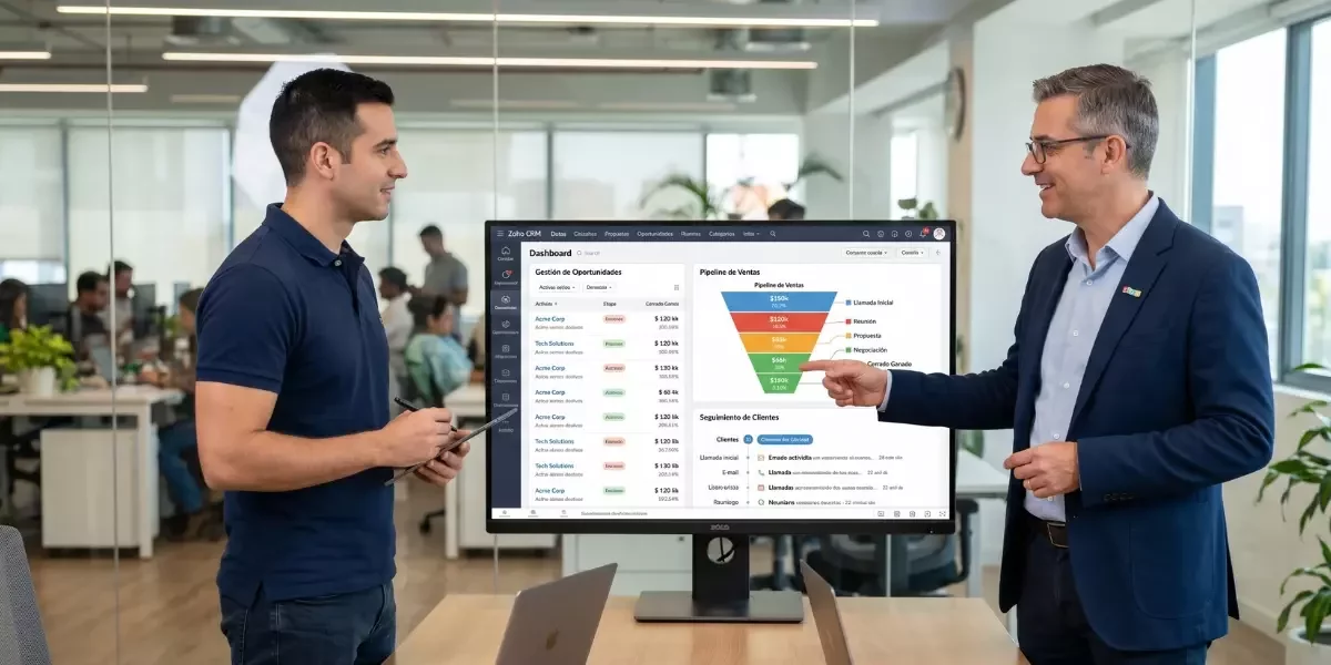 zoho crm ecuador gestion oportunidades pipeline ventas